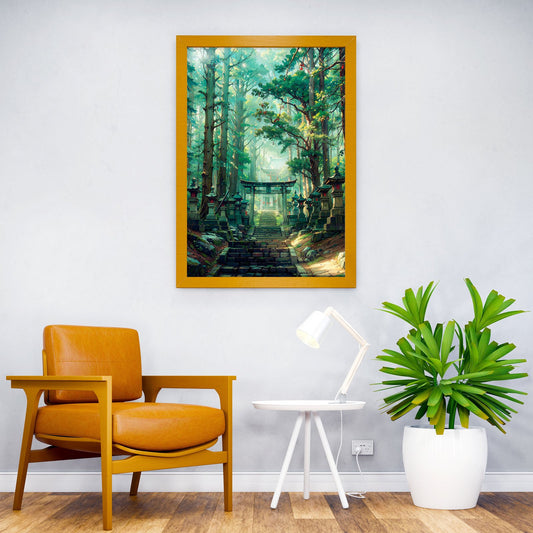 Kamishikimi Kumanoimasu Asian Style Poster | Wall Art for Home & Office | High-Quality Print - High-Quality Premium Wall Art Decor Sticker