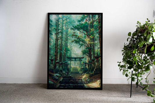 Kamishikimi Kumanoimasu Asian Style Poster | Wall Art for Home & Office | High-Quality Print - High-Quality Premium Wall Art Decor Sticker