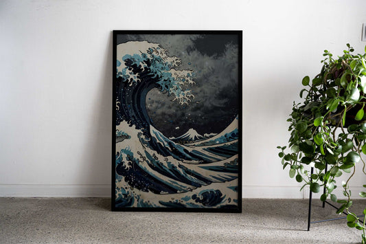 Kanagawa Great Wave Asian Style Poster | Wall Art for Home & Office | High-Quality Print - High-Quality Visual Display