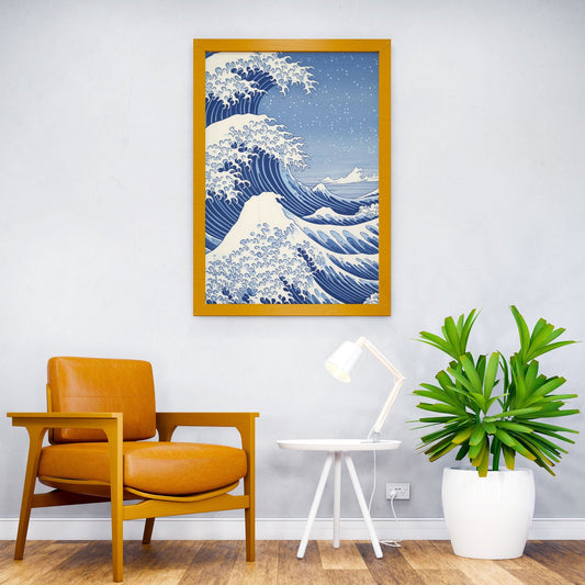 Kanagawa Japanese Painting Asian Style Poster | Wall Art for Home & Office | High-Quality Print - High-Quality Visual Display