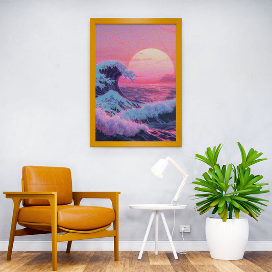 Kanagawa Waves Asian Style Poster | Wall Art for Home & Office | High-Quality Print - High-Quality Visual Display