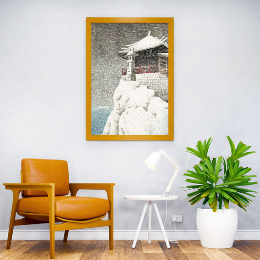 Kannon Temple at Abuto Asian Style Poster | Wall Art for Home & Office | High-Quality Print - High-Quality Visual Display