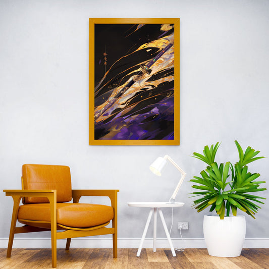 Katana Asian Style Poster | Wall Art for Home & Office | High-Quality Print - High-Quality Visual Display