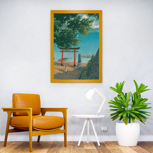 Kawase Hasui Chuzenji Lake Asian Style Poster | Wall Art for Home & Office | High-Quality Print - High-Quality Visual Display