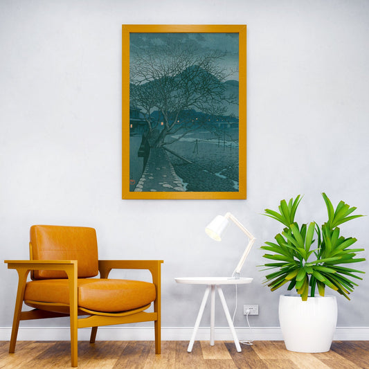 Kawase Hasui Evening Beppu Asian Style Poster | Wall Art for Home & Office | High-Quality Print - High-Quality Visual Display