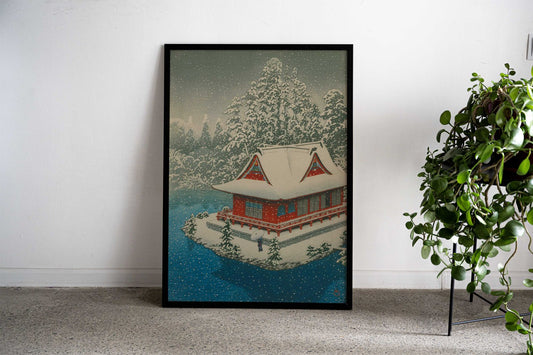 Kawase Hasui Inokashira Asian Style Poster | Wall Art for Home & Office | High-Quality Print - High-Quality Visual Display