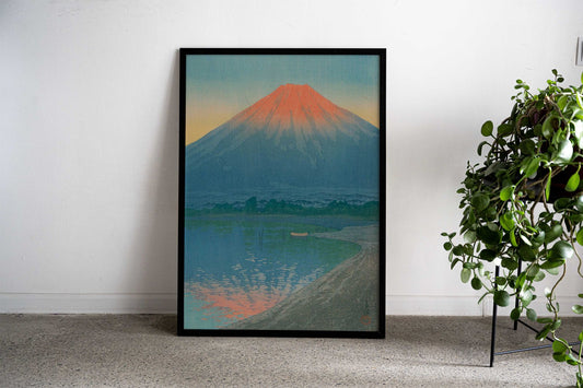 Kawase Hasui Lake Yamanaka Asian Style Poster | Wall Art for Home & Office | High-Quality Print - High-Quality Visual Display