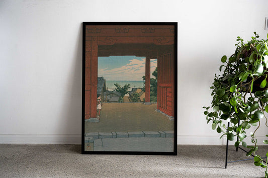 Kawase Hasui Tamon Temple Asian Style Poster | Wall Art for Home & Office | High-Quality Print - High-Quality Visual Display