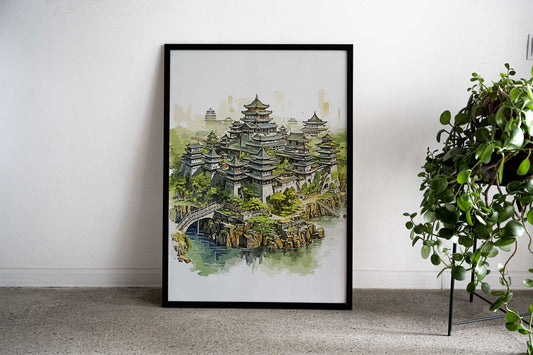 Kingdom Of Asian Asian Style Poster | Wall Art for Home & Office | High-Quality Print - High-Quality Visual Display