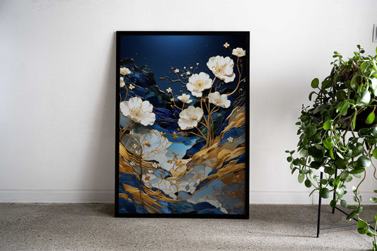 Kintsugi Japan gold glass Asian Style Poster | Wall Art for Home & Office | High-Quality Print - High-Quality Visual Display