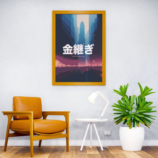 Kintsugi Asian Style Poster | Wall Art for Home & Office | High-Quality Print - High-Quality Visual Display