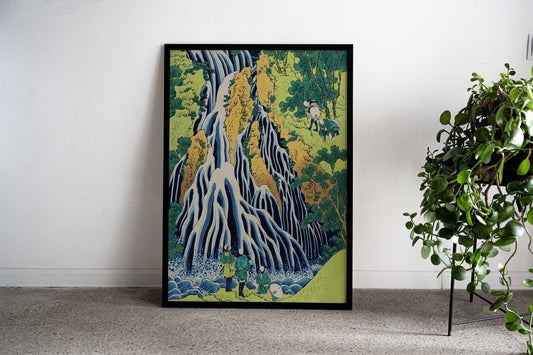 Kirifuri Waterfall Asian Style Poster | Wall Art for Home & Office | High-Quality Print - High-Quality Visual Display