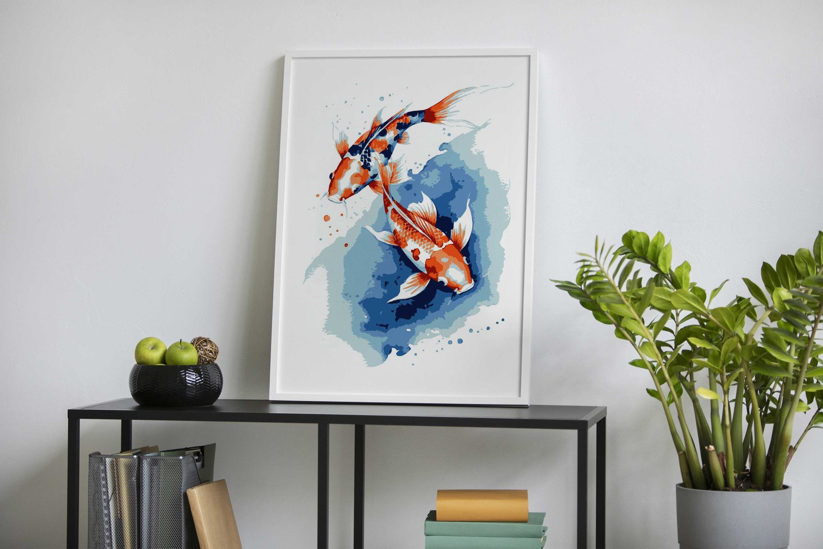 Koi Fish 5 Asian Style Poster | Wall Art for Home & Office | High-Quality Print - High-Quality Visual Display