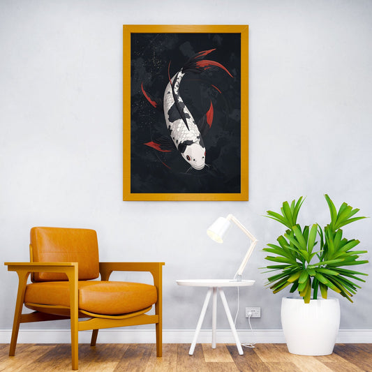 Koi Fish Japan aesthetic Asian Style Poster | Wall Art for Home & Office | High-Quality Print - High-Quality Visual Display