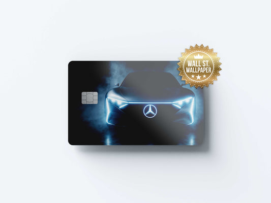 Mercedes Car - Premium Vinyl Credit Card Skin Cover by Wonderwallsboutique