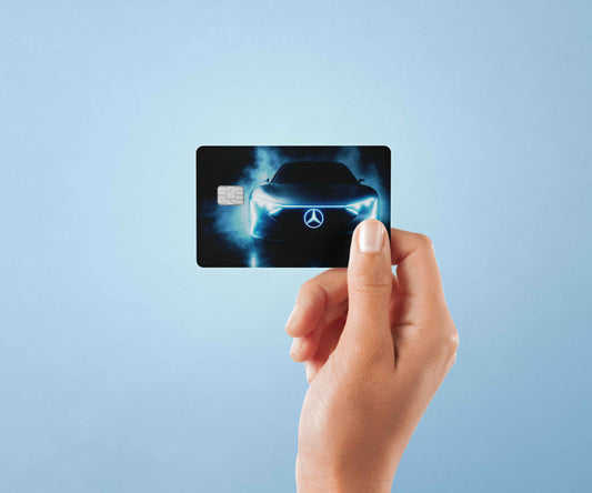 Mercedes Car - Premium Vinyl Credit Card Skin Cover by Wonderwallsboutique