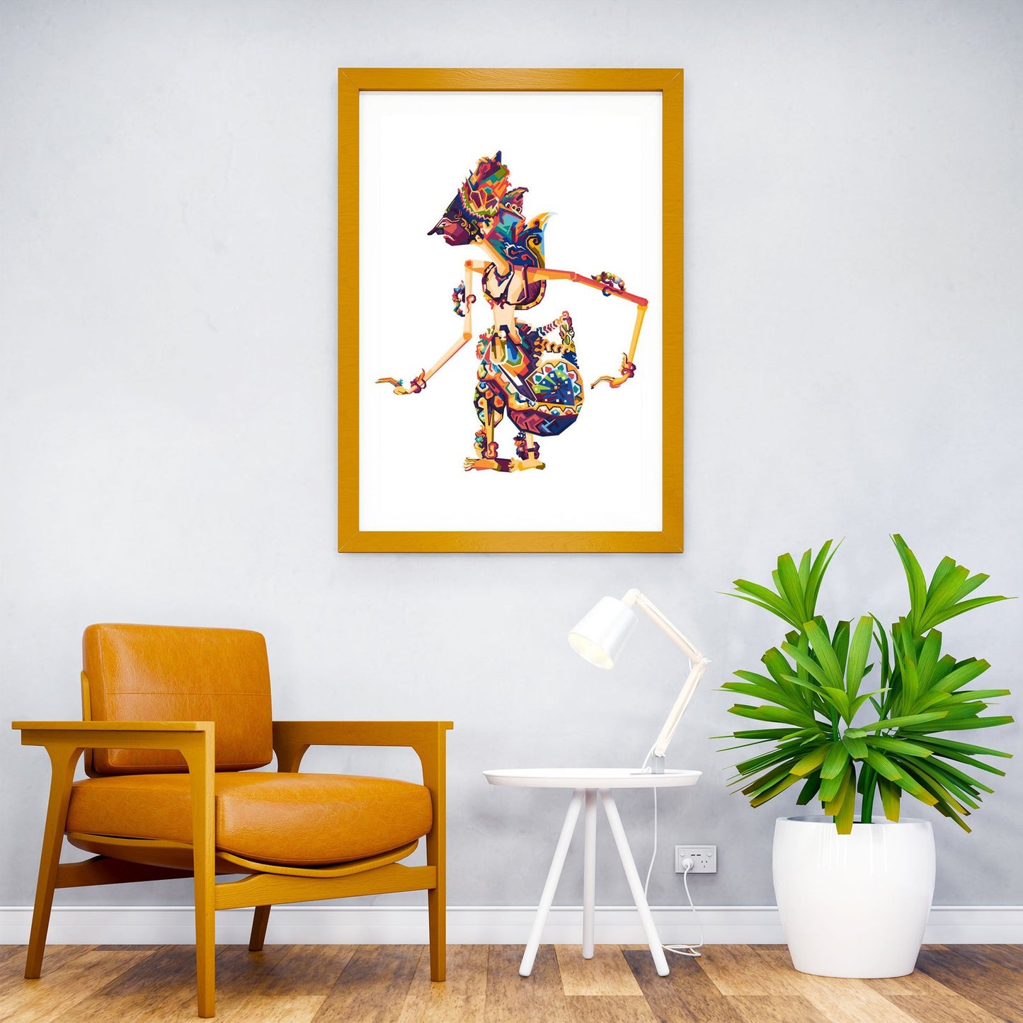 Krishna Puppet WPAP PopArt Asian Style Poster | Wall Art for Home & Office | High-Quality Print - High-Quality Visual Display