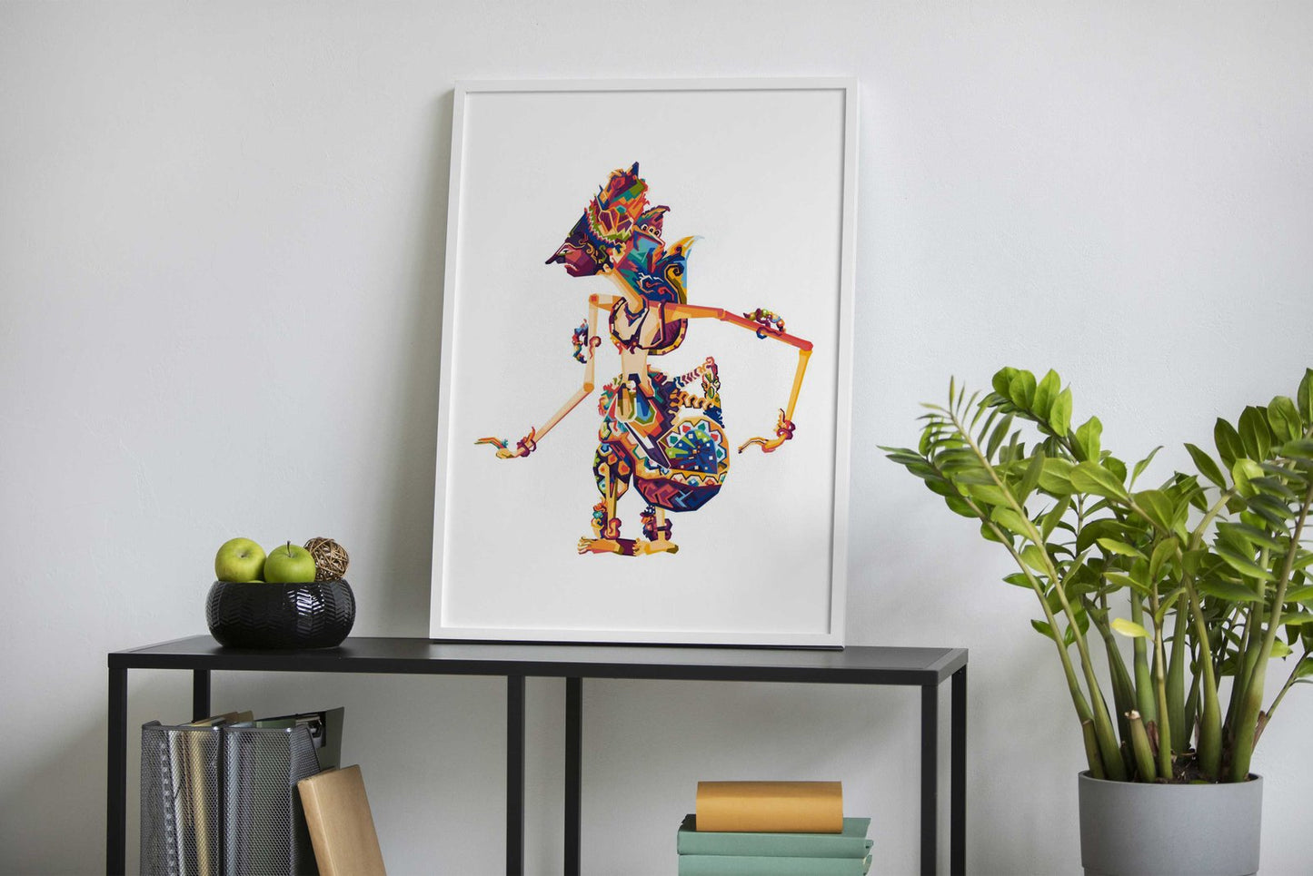 Krishna Puppet WPAP PopArt Asian Style Poster | Wall Art for Home & Office | High-Quality Print - High-Quality Visual Display