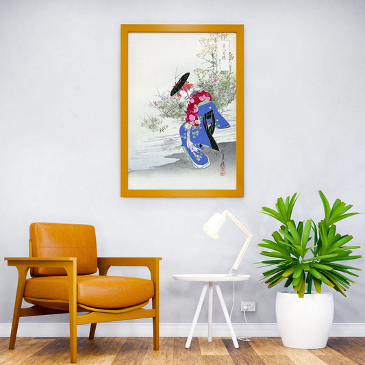 Kudzu Flower Asian Style Poster | Wall Art for Home & Office | High-Quality Print - High-Quality Visual Display