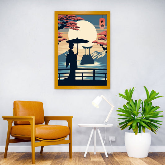 Kyoto Calm Asian Style Poster | Wall Art for Home & Office | High-Quality Print - High-Quality Visual Display