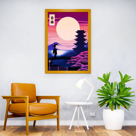 Kyoto Harmony Asian Style Poster | Wall Art for Home & Office | High-Quality Print - High-Quality Visual Display