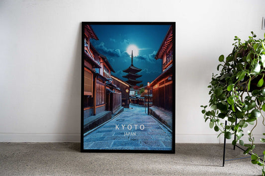 Kyoto Ninenzaka Sannenzaka Asian Style Poster | Wall Art for Home & Office | High-Quality Print - High-Quality Visual Display