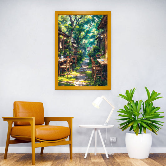 Kyoto Serenity Path Asian Style Poster | Wall Art for Home & Office | High-Quality Print - High-Quality Visual Display