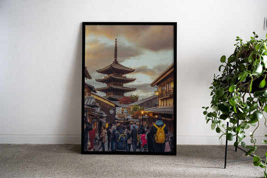 Kyoto Sunset Asian Style Poster | Wall Art for Home & Office | High-Quality Print - High-Quality Visual Display