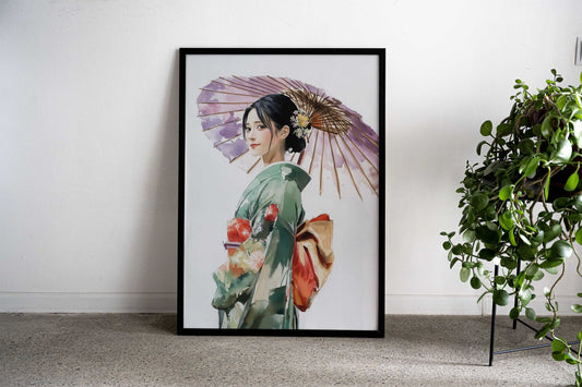 Kyoto no Sansaku Asian Style Poster | Wall Art for Home & Office | High-Quality Print - High-Quality Visual Display