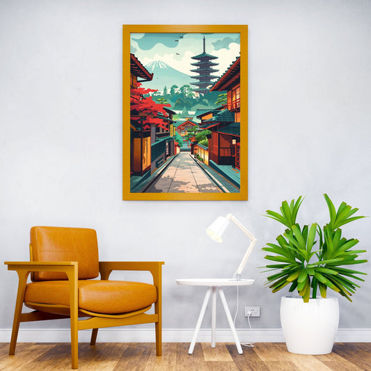 Kyoto travel poster Asian Style Poster | Wall Art for Home & Office | High-Quality Print - High-Quality Visual Display