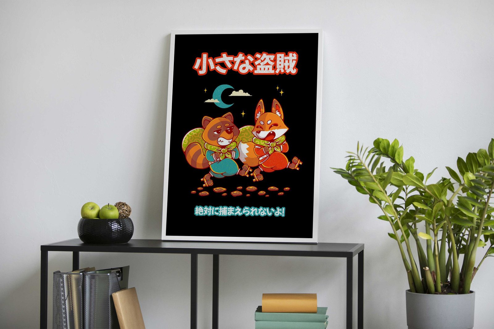 LITTLE BANDITS Asian Style Poster | Wall Art for Home & Office | High-Quality Print - High-Quality Visual Display