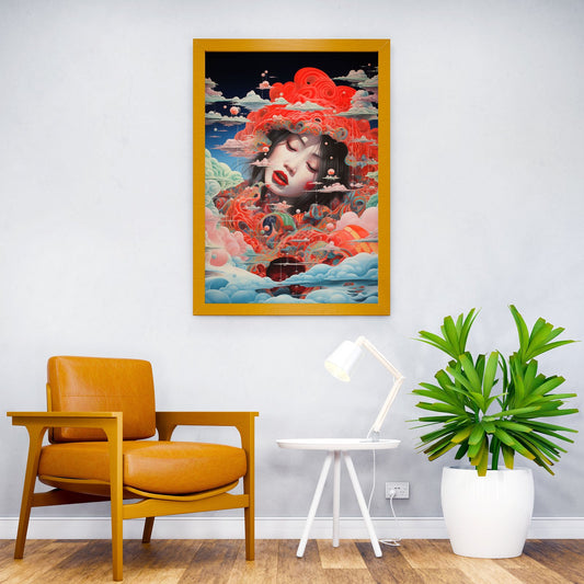 Lady of Japan Asian Style Poster | Wall Art for Home & Office | High-Quality Print - High-Quality Visual Display