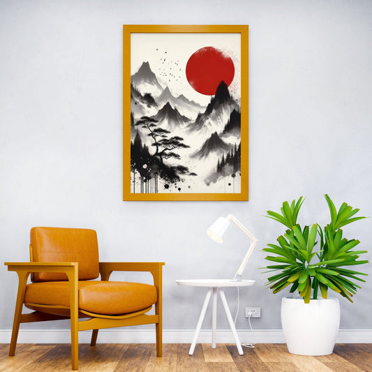 Landscape V2 Asian Style Poster | Wall Art for Home & Office | High-Quality Print - High-Quality Visual Display