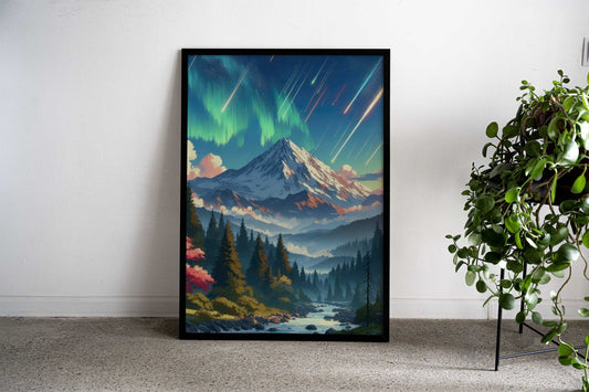 Landscape V20 Asian Style Poster | Wall Art for Home & Office | High-Quality Print - High-Quality Visual Display