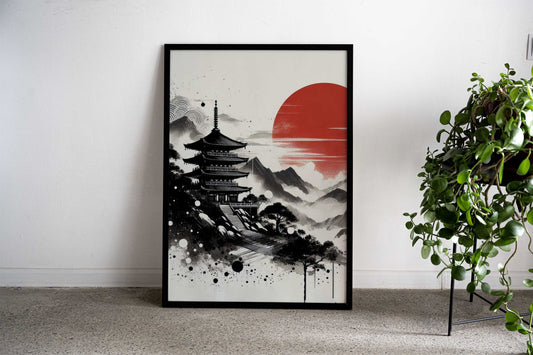Landscape V3 Asian Style Poster | Wall Art for Home & Office | High-Quality Print - High-Quality Visual Display