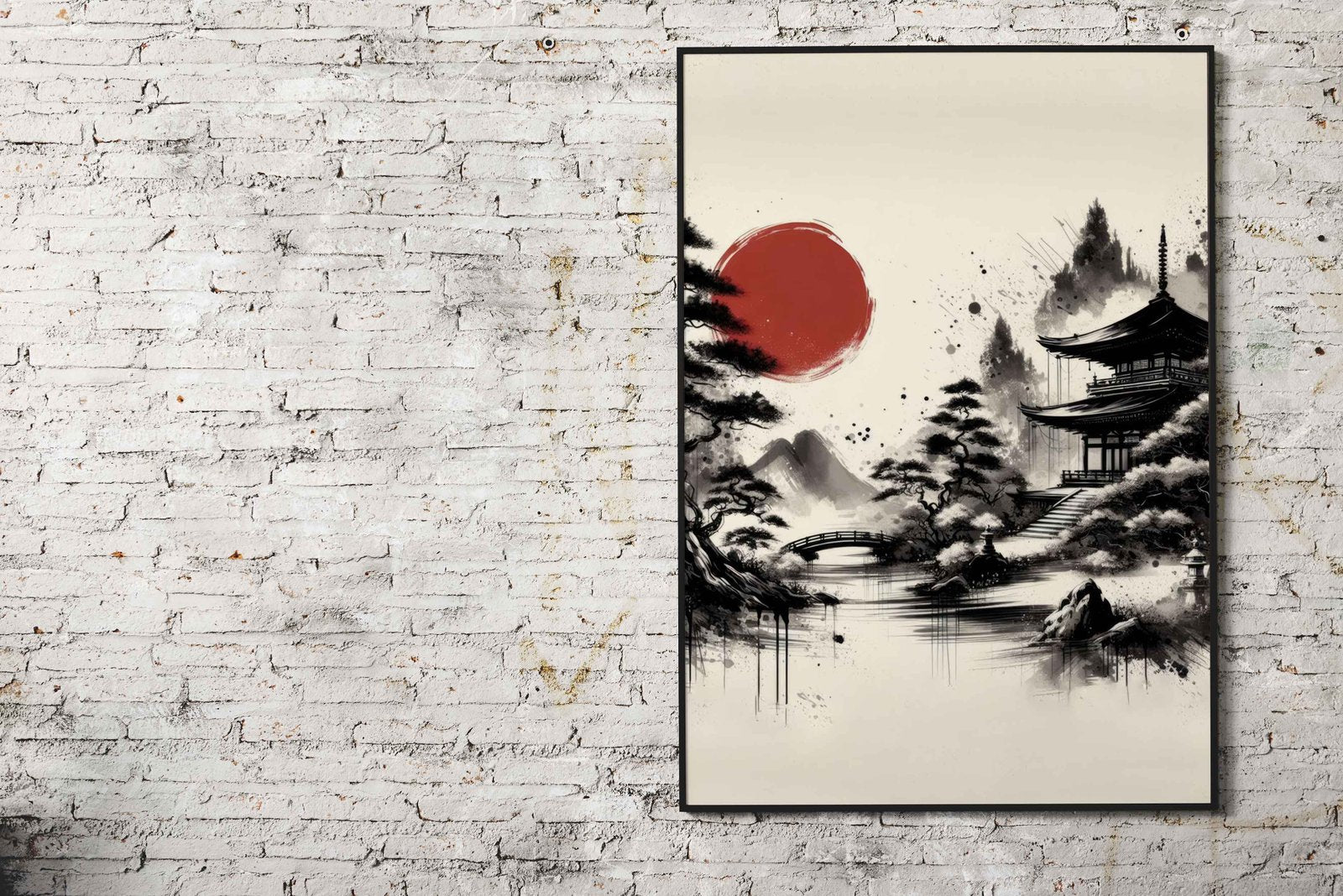 Landscape V4 Asian Style Poster | Wall Art for Home & Office | High-Quality Print - High-Quality Visual Display