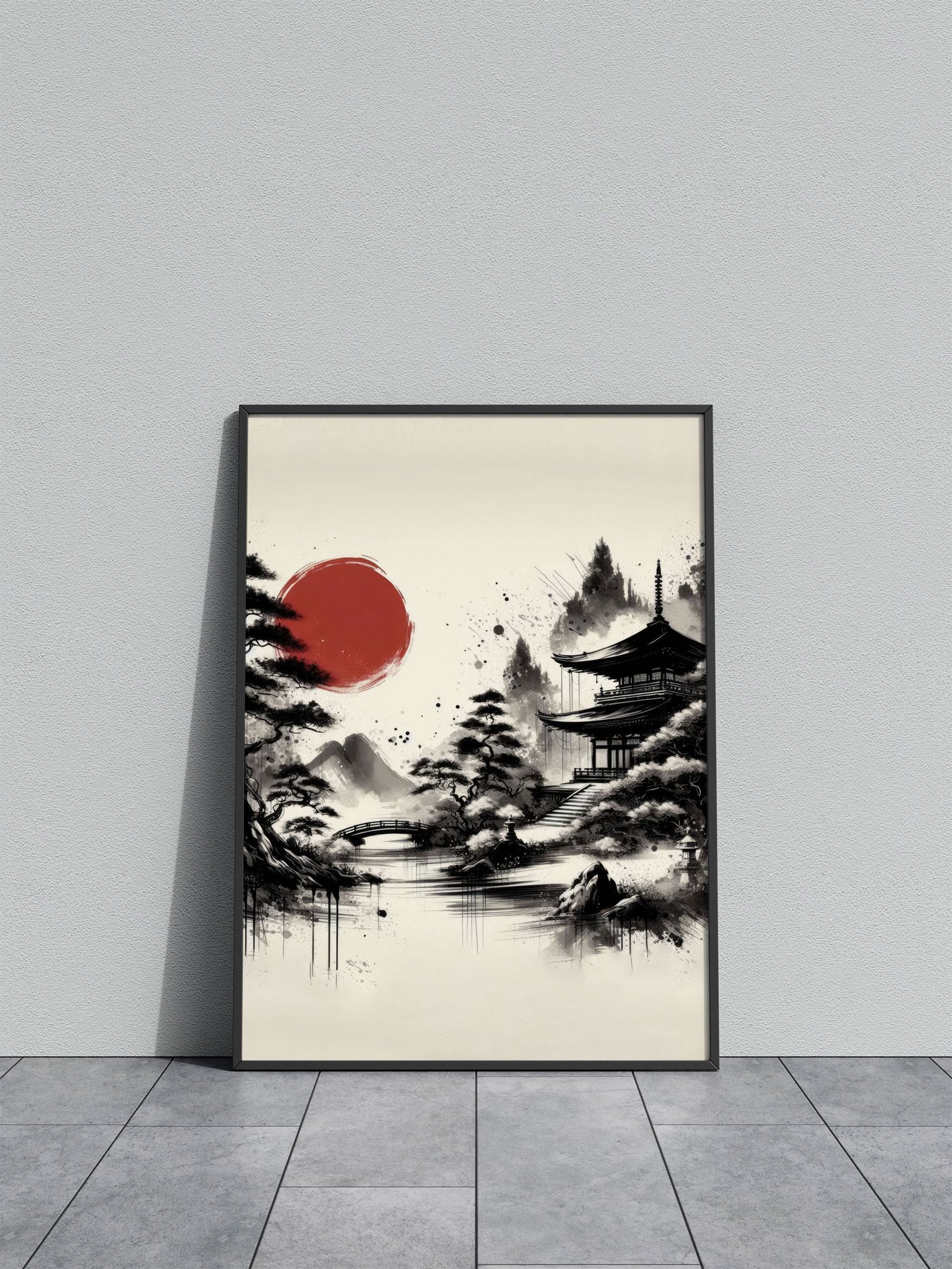 Landscape V4 Asian Style Poster | Wall Art for Home & Office | High-Quality Print - High-Quality Visual Display
