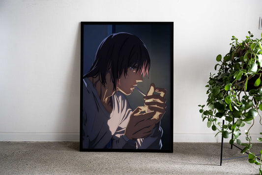 Last Cigarette Asian Style Poster | Wall Art for Home & Office | High-Quality Print - High-Quality Visual Display