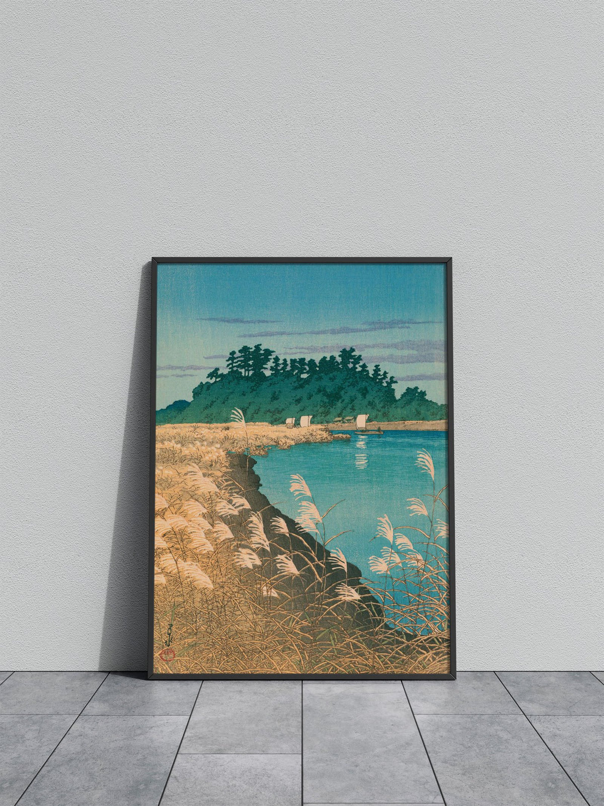 Late Autumn in Ichikawa Asian Style Poster | Wall Art for Home & Office | High-Quality Print - High-Quality Visual Display