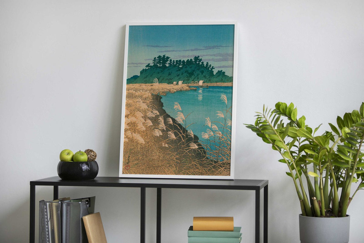 Late Autumn in Ichikawa Asian Style Poster | Wall Art for Home & Office | High-Quality Print - High-Quality Visual Display