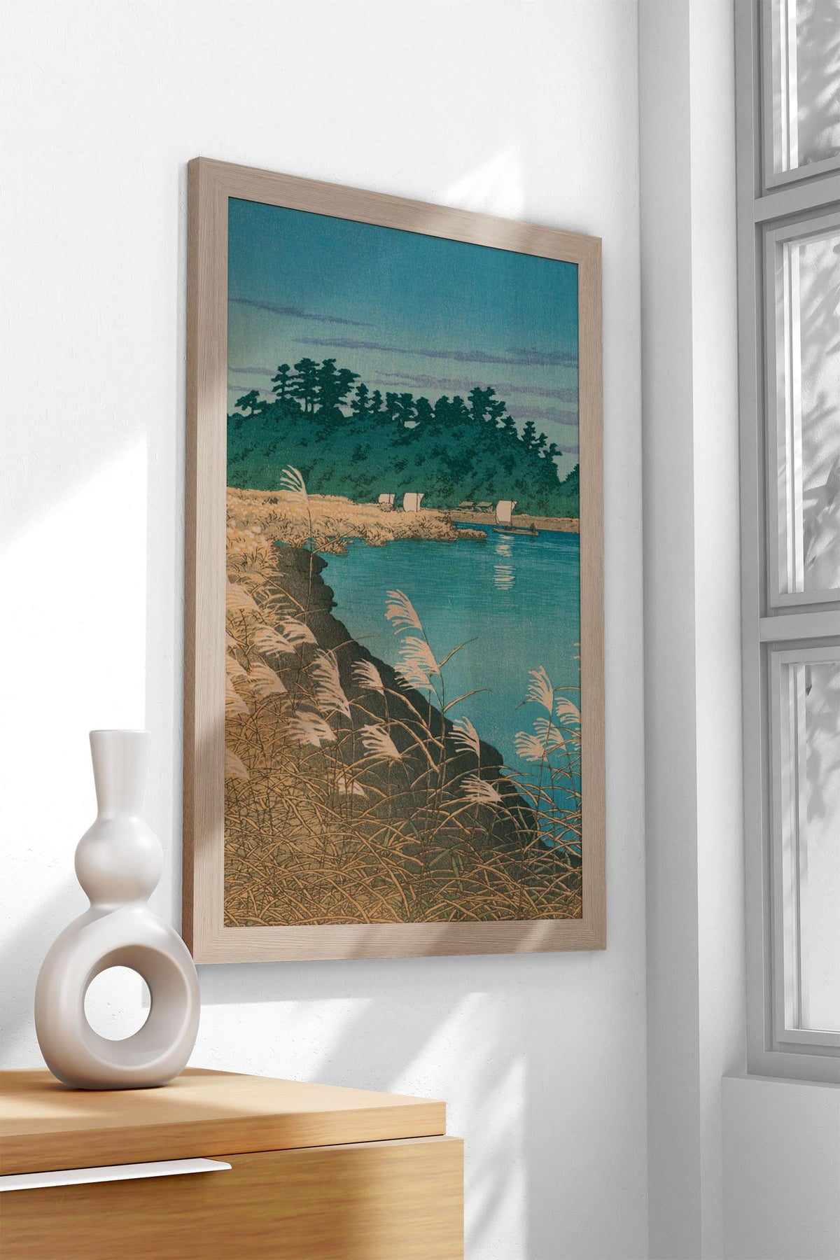 Late Autumn in Ichikawa Asian Style Poster | Wall Art for Home & Office | High-Quality Print - High-Quality Visual Display