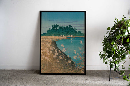 Late Autumn in Ichikawa Asian Style Poster | Wall Art for Home & Office | High-Quality Print - High-Quality Visual Display