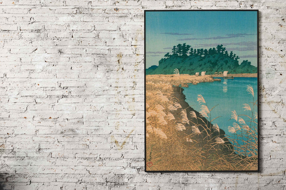 Late Autumn in Ichikawa Asian Style Poster | Wall Art for Home & Office | High-Quality Print - High-Quality Visual Display