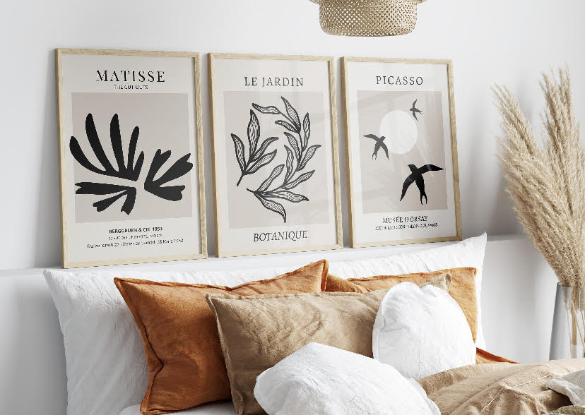 Trio of Prints: Picasso & Matisse - Le Jardin Collection