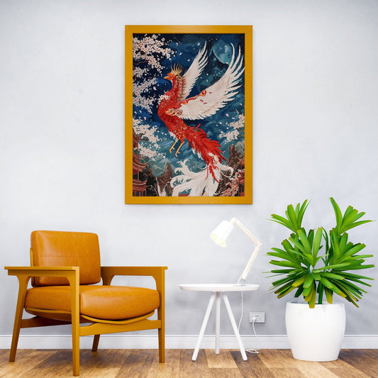 Legend Phoenix Japan Asian Style Poster | Wall Art for Home & Office | High-Quality Print - High-Quality Visual Display