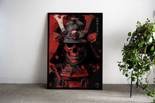 Legendary Blood Samurai Asian Style Poster | Wall Art for Home & Office | High-Quality Print - High-Quality Visual Display