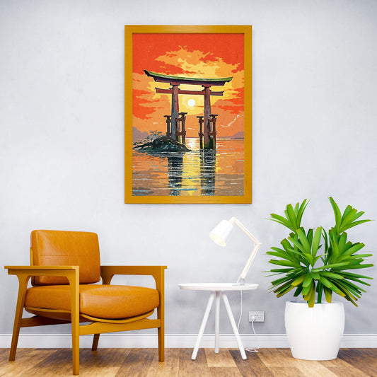 Legendary Gate Asian Style Poster | Wall Art for Home & Office | High-Quality Print - High-Quality Visual Display