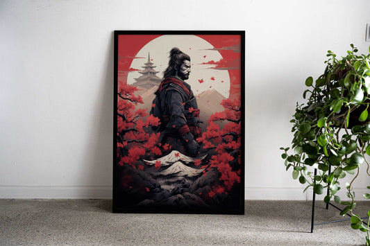 Legendary Warrior Japan Asian Style Poster | Wall Art for Home & Office | High-Quality Print - High-Quality Visual Display