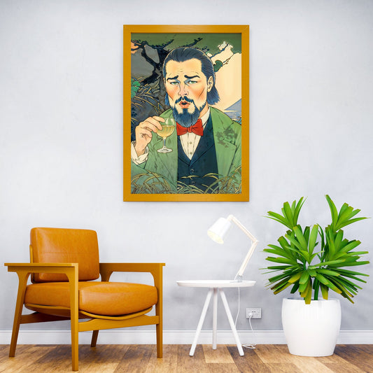 Leonardo DiCaprio Japanese Asian Style Poster | Wall Art for Home & Office | High-Quality Print - High-Quality Visual Display