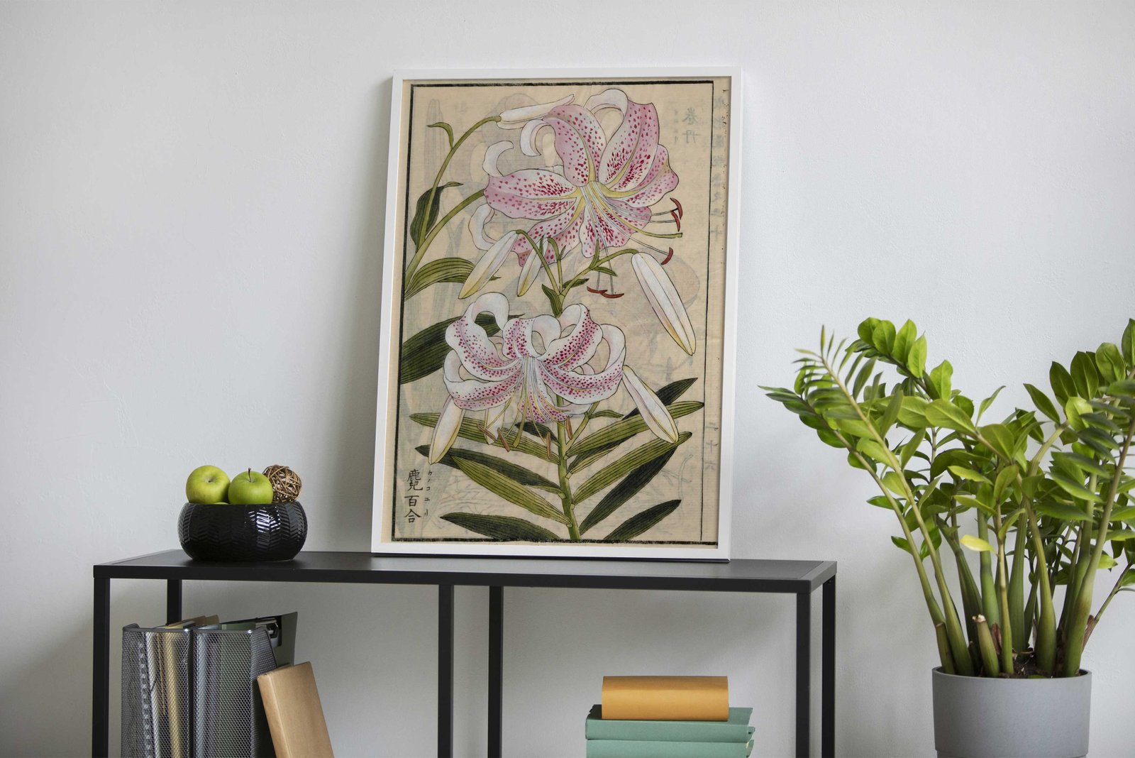 Lilium Speciosum Thunb Asian Style Poster | Wall Art for Home & Office | High-Quality Print - High-Quality Visual Display